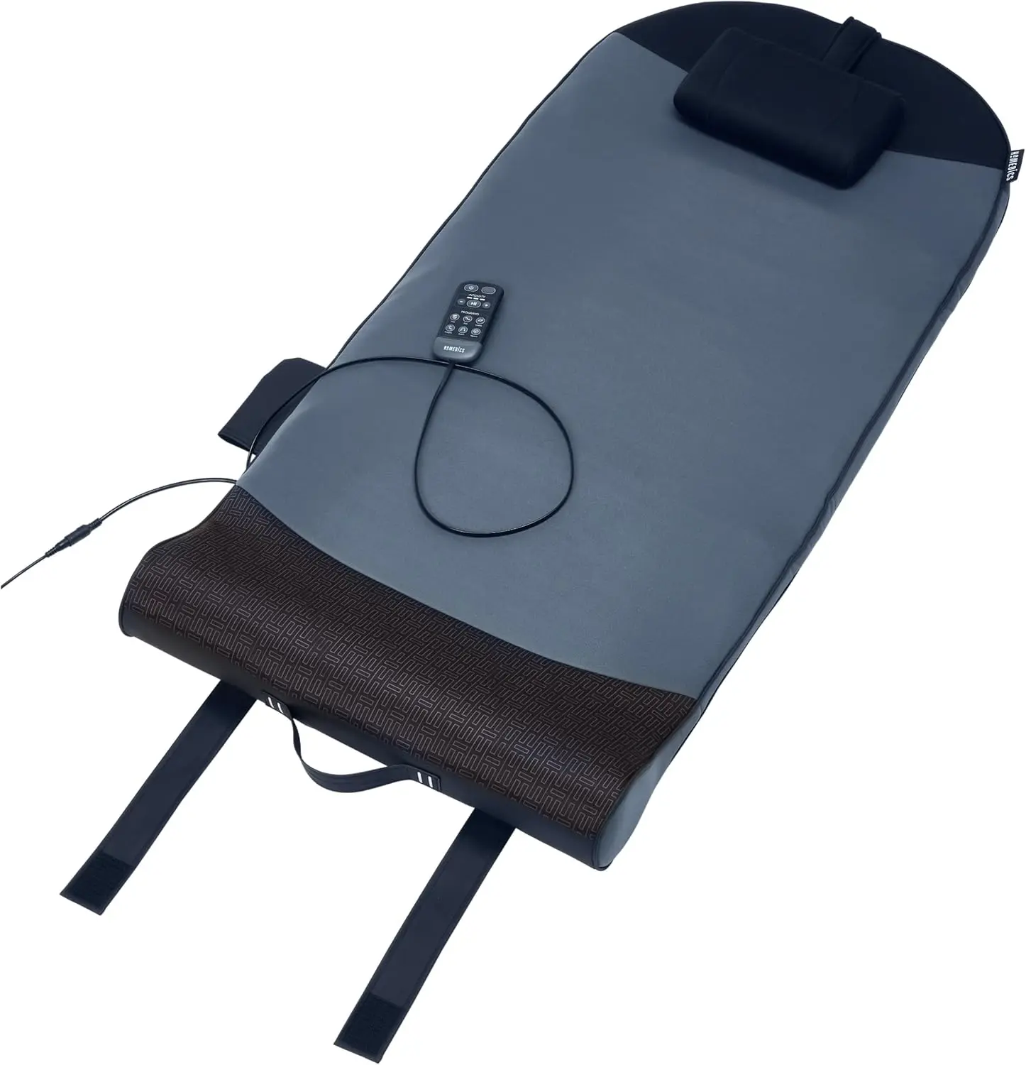 Fitness Stretching Mat with Air Compression in Gray, 3 Intensity Levels for Stretching