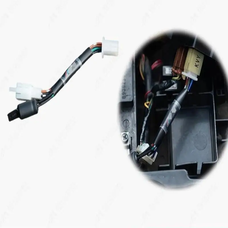 Motorcycle Modified Start Wiring Harness, Plug and Play Heat Resistant Insulation for Upgrade Repair