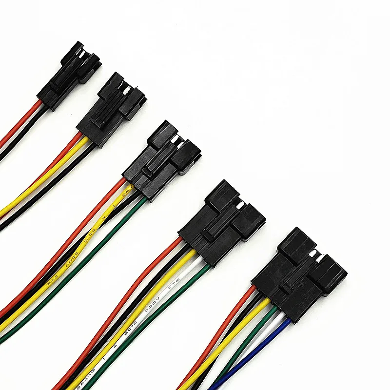 5pairs JST SM2.54 SM 2.54mm Pitch 2Pins 3/4/5/6pin Connector Plug Male Female for 3528 5050 RGB RGBW RGBWW LED Strip light