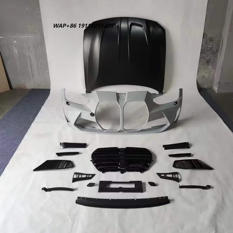 High Quality Body Kits Front Bumper Grille Hood M3 M4 Style Body Kit for F30 F35 2013-2018