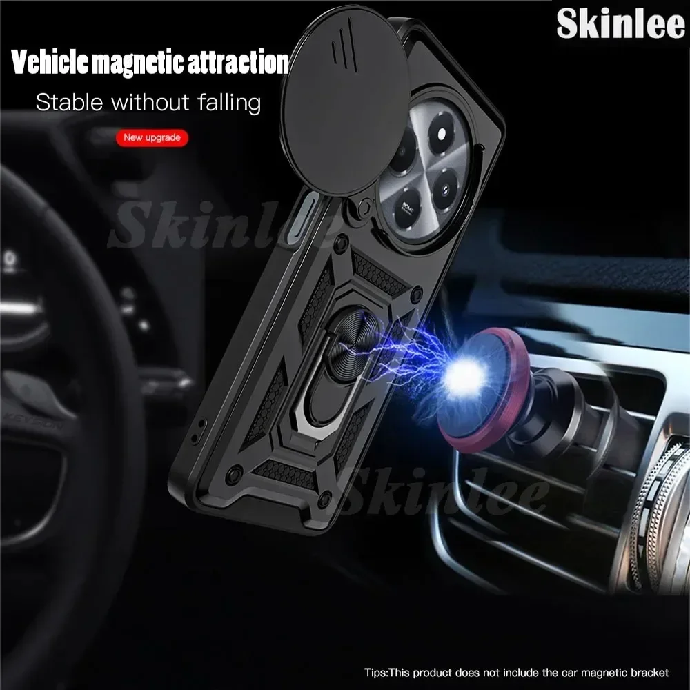 

For Redmi 14C 13C Redmi A4 Case Kickstand Bumper Phone Shell Heavy Duty Armor for Xiaomi Poco C75 4G 14T Pro 14t pro 14t Cover