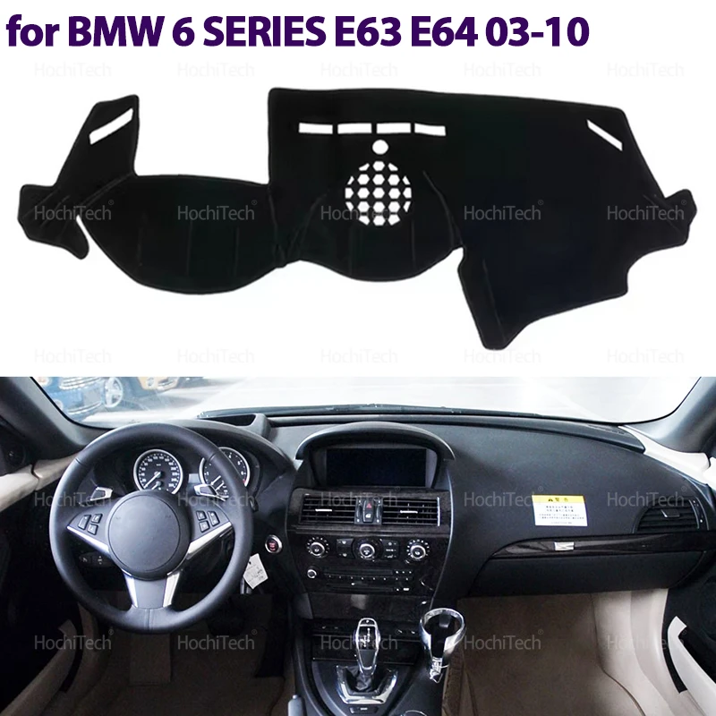 

For BMW 6 SERIES E63 E64 630 640D 650I 2003-2010 Dashboard Cover Dash Board Mat Carpet Pad Shade Cape Blanket Car Accessories