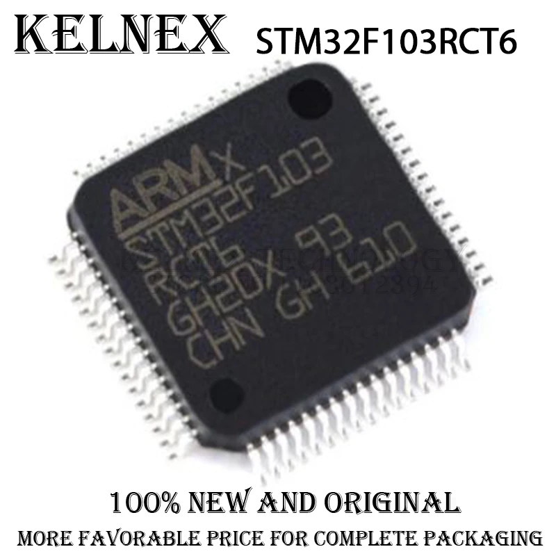 STM32F103C8T6 STM32F103CBT6 STM32F103RCT6 STM32F103RFT6 STM32F103VCT6 STM32F103RET6 STM32F103C6T6 STM32F103 série STM32 chip ic