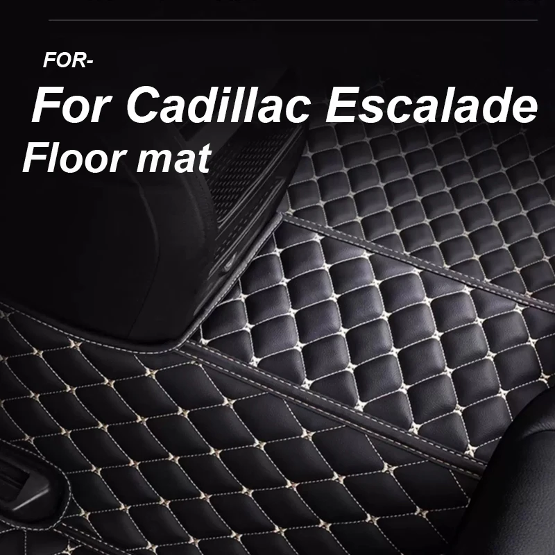 

Роскошные автомобильные коврики для Cadillac Escalade Seven Seats 2007, 2008, 2009, 2010, изготовленные на заказ автомобильные подушечки для ног, аксессуары для интерьера