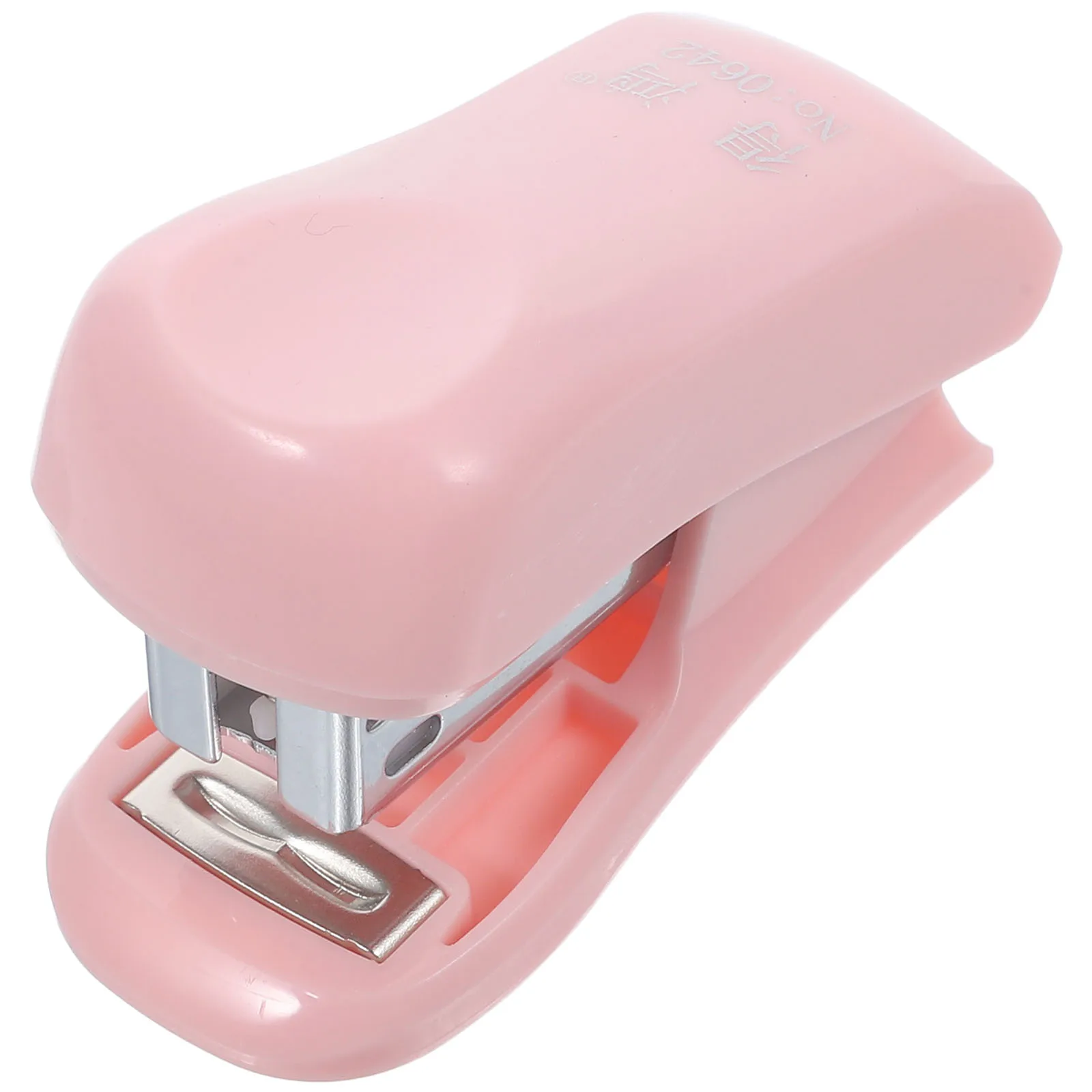 1 Set Mini Small Compact Handheld Metal For Office Classroom High Durability Desktop Stapler Bulk Book Stapling Heavy Duty Hand