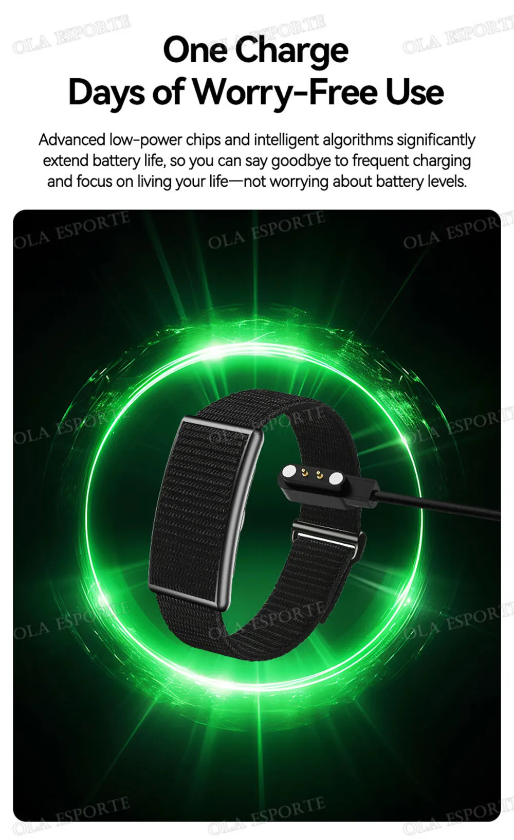 Smart activity tracker met hartslagmeter en bloeddrukmeter voor dames heren_voghion.com