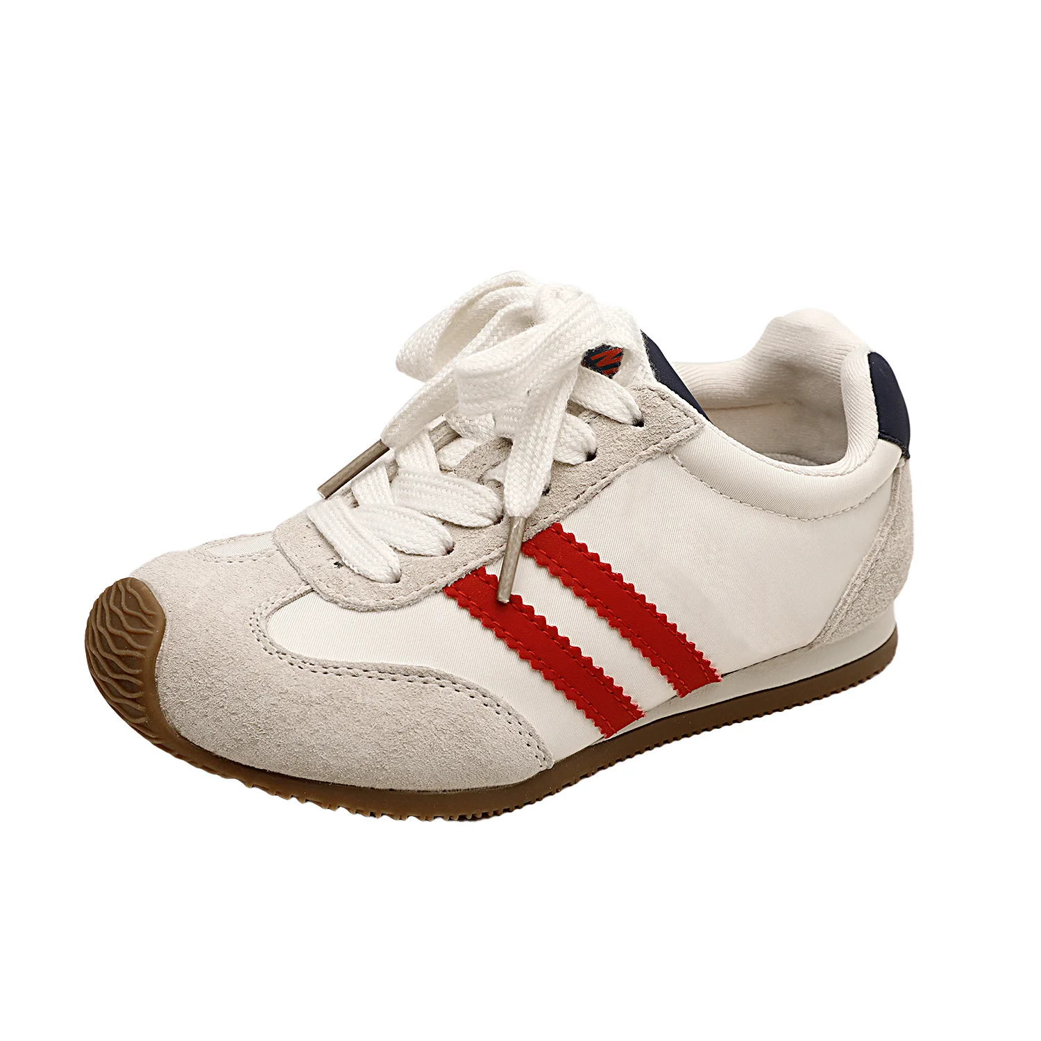 

2025 Autumn Children's Boys Girls Fashion Contrast Color Lightweight Casual Training Shoes Kid Toddler Stripe Running Sneakers