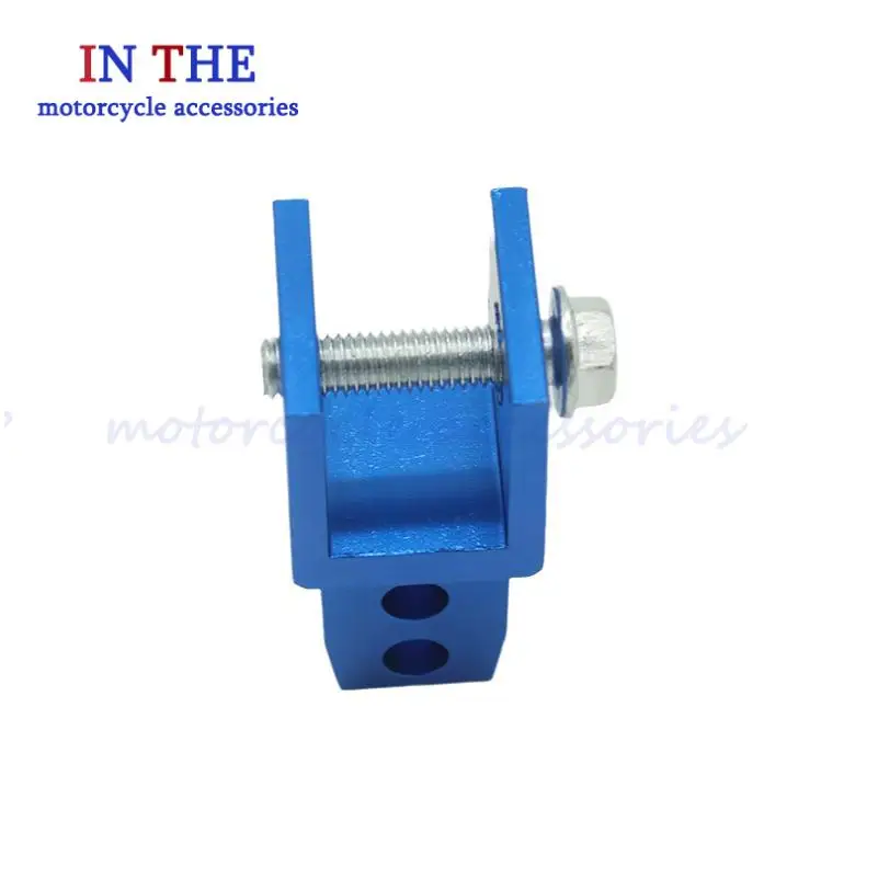 Motorcycle Shock Bracket Motorcycle Riser Heightening Adapter With Screw Front Shock Extension Absorber Aluminum Alloy