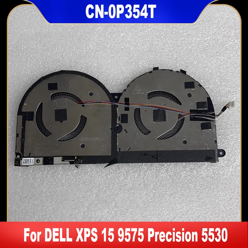 

Новинка, оригинальный кулер 0P354T для ноутбука DELL XPS 15 9575 Precision 5530, кулер для процессора ноутбука DC28000KDD0 P354T, стандартная Быстрая доставка