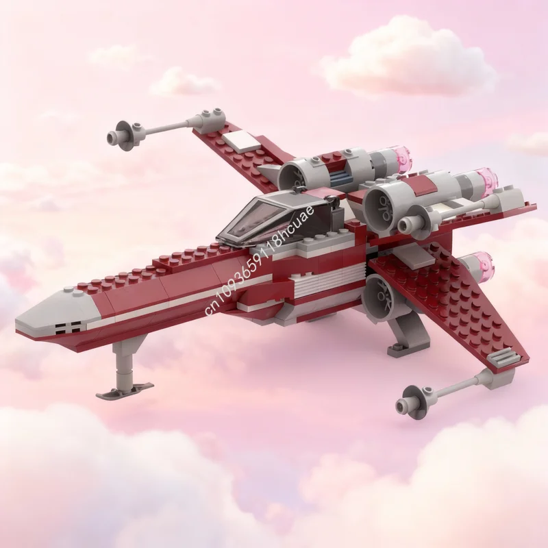 

386 деталей MOC X Ing: Модель звездного корабля Корусантовской гвардии, конструктор, архитектурный набор, рождественский подарок, развивающая игрушка для детей