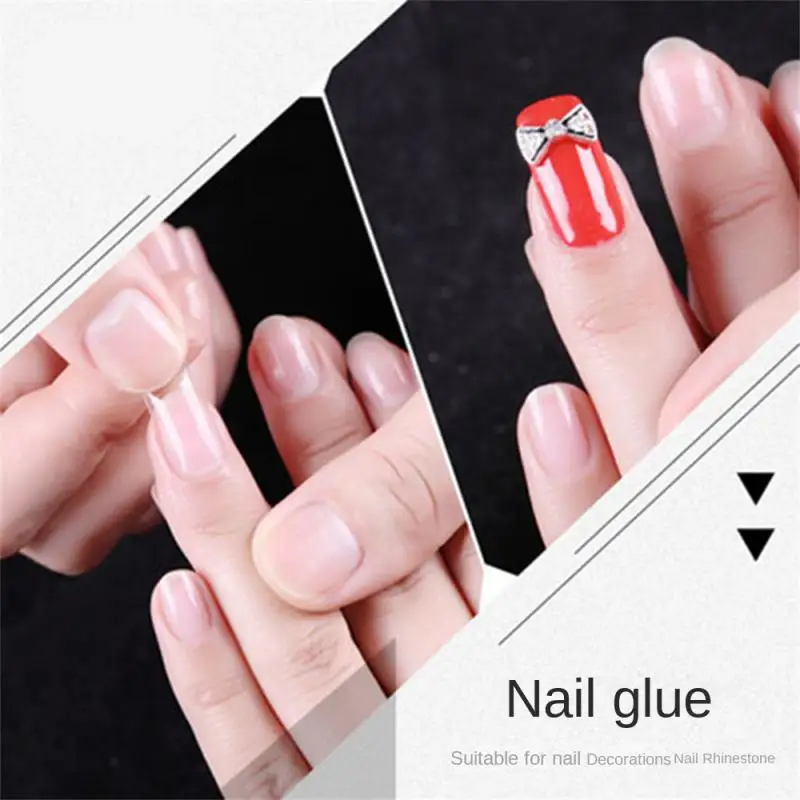 Fast Drying Nail Glue for False Nails Glitter Acrylic Nail Rhinestone Decoration Extension Glue Adhensive Nail Care Tool