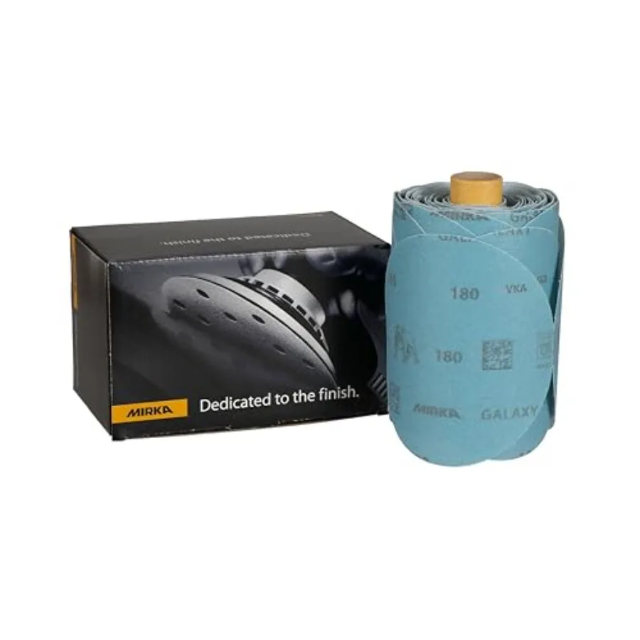 

Galaxy Sandpaper 5 inch - 1 Discs/Linkroll - Self Adhesive PSA - Premium Abrasive for Epoxy Resin Wood Metal - Non-Clogging Sel