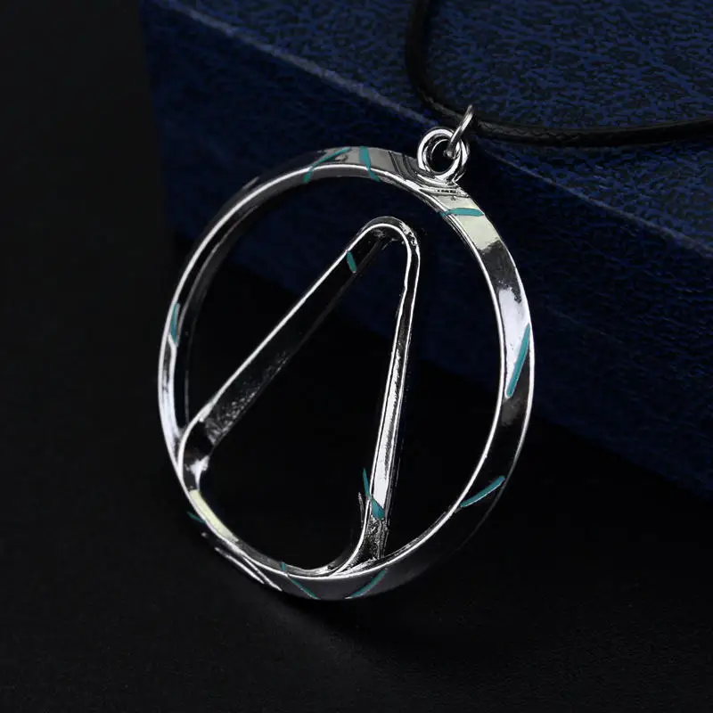 Game Borderlands Necklace Rope Chain Jewelry Hollow Round Pendant Necklace Men Metal Coalar Gifts