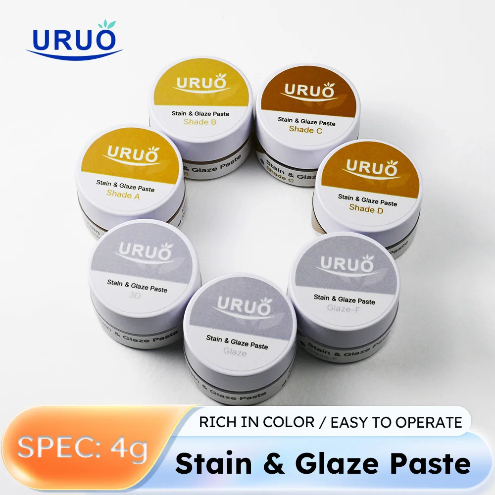 

4 г стоматологическая паста для пятен и глазури для всех керамики, фарфоровая паста, низкотемпературное остекление, стоматологические лабораторные материалы