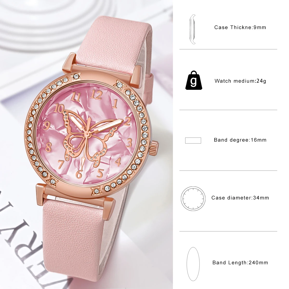 Women Watch Luxury Brand Wristwatch Women Watch Leather Quartz Watches For Women Clock Ladies Gift Montre Femme relogio feminino