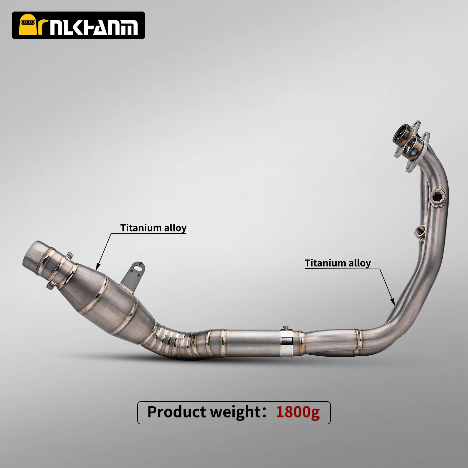 For Benelli leoncino 500 Exhaust motorcycle exhaust Ti. alloy pipe escape moto leoncino BJ500 without exhaust 2017-