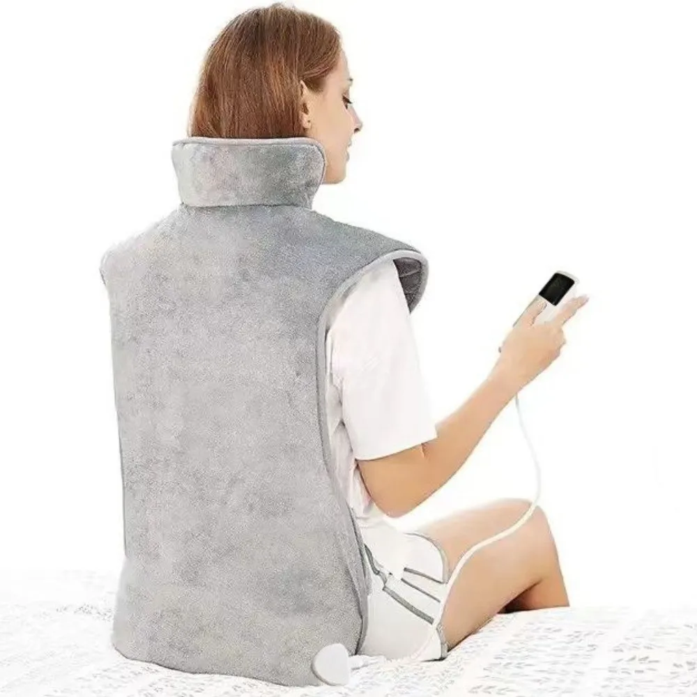 

Rapid Warmth Electric Heating Pad Thick Warm Intelligent Timing Heated Shawl Nine Temperature Adjustment Washable