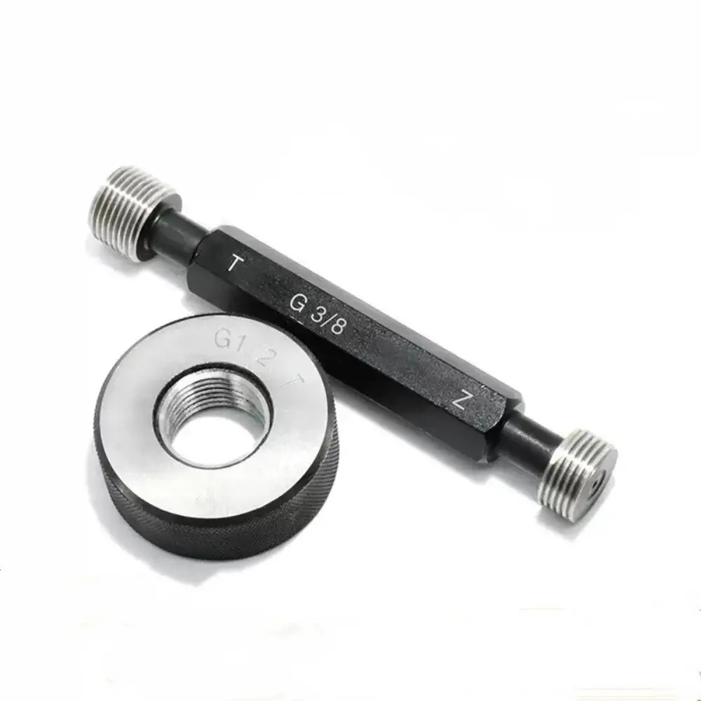 1PC G1/8 G1/4 G3/8 1/2 5/8 3/4 Taper Pipe Thread Plug Ring Gauge Measuring Mold Inspection Tool