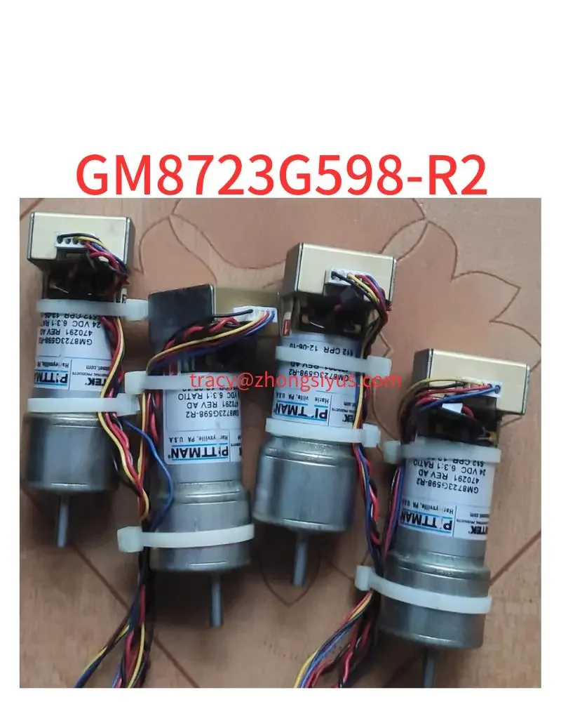 Used GM8723G598-R2 24VDC motor speed reduction