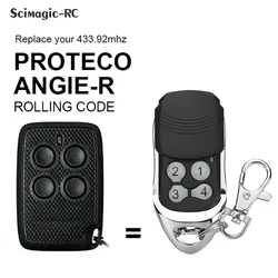 2 Models PROTECO ANGIE-R / ANGIE Garage Door Remote Control 433.92mhz Replacement Rolling Code / Fixed Code Transmitter