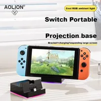 AOLION For Switch Portable Base Multi functional Host Expansion Dock TV Video Converter Mode Accessories Charging Base Bracket
