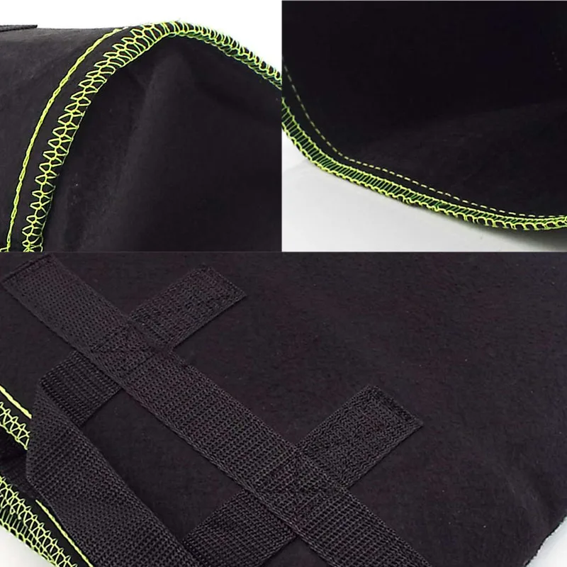 20 Gallonen Wachstumstöpfe Gemüse Blumenbeutel Gartengerät zum Pflanzen Stoff Gartenzubehör wachsender großer Kulturtopf Atmungsaktiv Q1