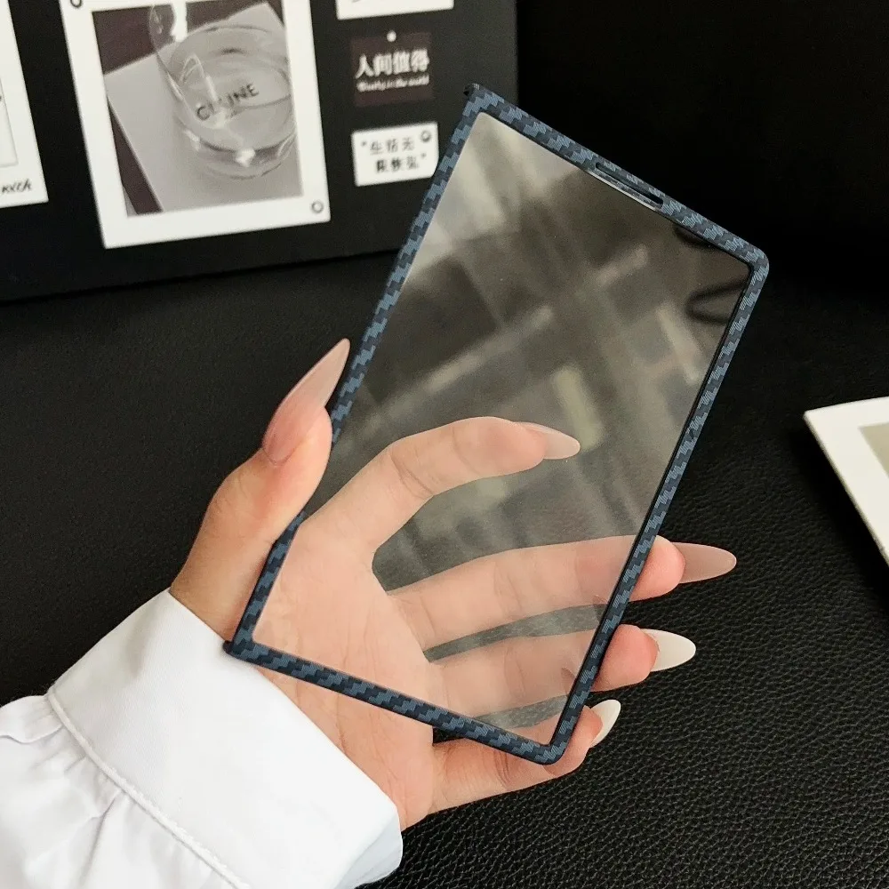For Samsung Z Fold 8 Ultra 7 6 5 4 Carbon Fiber Magnetic Case Slim Hard PC Shockproof With Tempered Film Screen Protection Cover - view 6