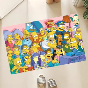 سجادة كرتون T-The S-Simpsons غير قابلة للانزلاق ، ممسحة منزل مدخل ، غرفة نوم ، حمام ، غرفة معيشة ، سجادة مطبخ أفضل 10 سيارات سمبسون غامضة مبيعا - رقم 9