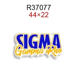 حار بيع 10 قطعة/الوحدة سيجما غاما رو نادي نسائي الراتنج مستو واضح الاكريليك بريق الاكريليك DIY بها بنفسك هدية الحرف اكسسوارات #4