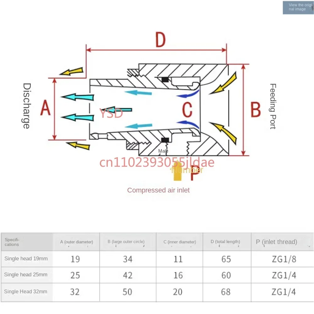 

Air Pneumatic Conveyor | Vacuum Generator Suction Feeder for Particle Conveying