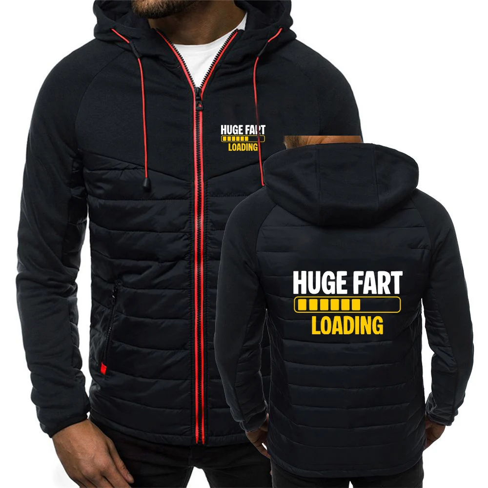 

Huge Fart Loading Logo Print 2026 New Style High-end Luxury Coat Spring Autumn Men's Windproof Mountaineering Clothing Jacket