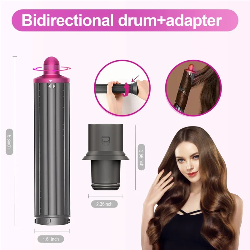 KEOL-Conversion Curling Wand Hair Dryer Attachment 40MM Long Curling Wand For Dyson HS01/HS05 HD08 Hair Curlers