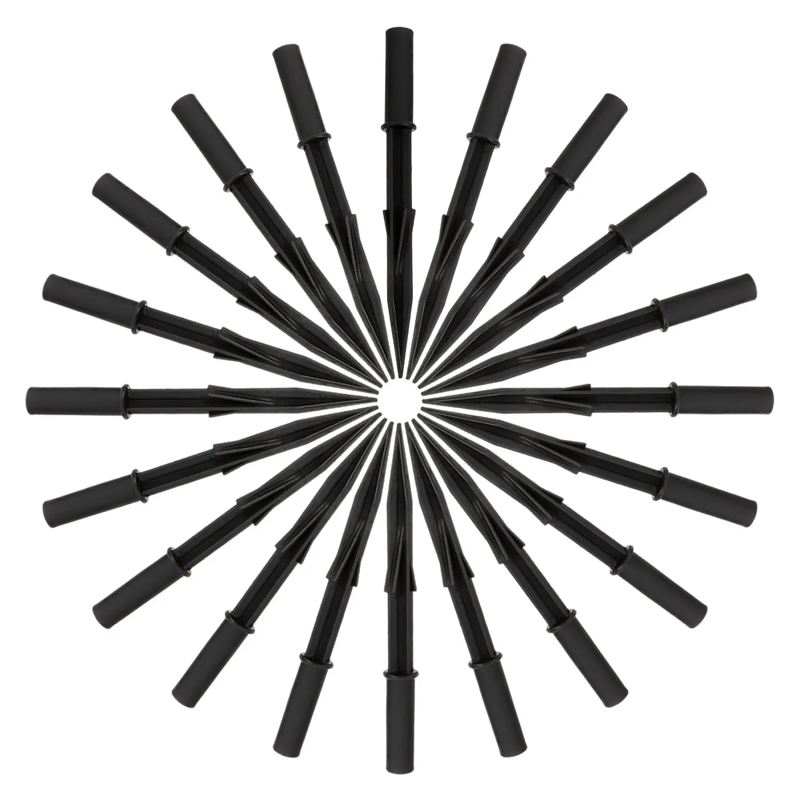 

20Pcs Solar Lamp Ground Spikes Strong Hold Plastic Stakes for Garden Lights Outdoor Pathway Lamp Spikes Replacement Supports