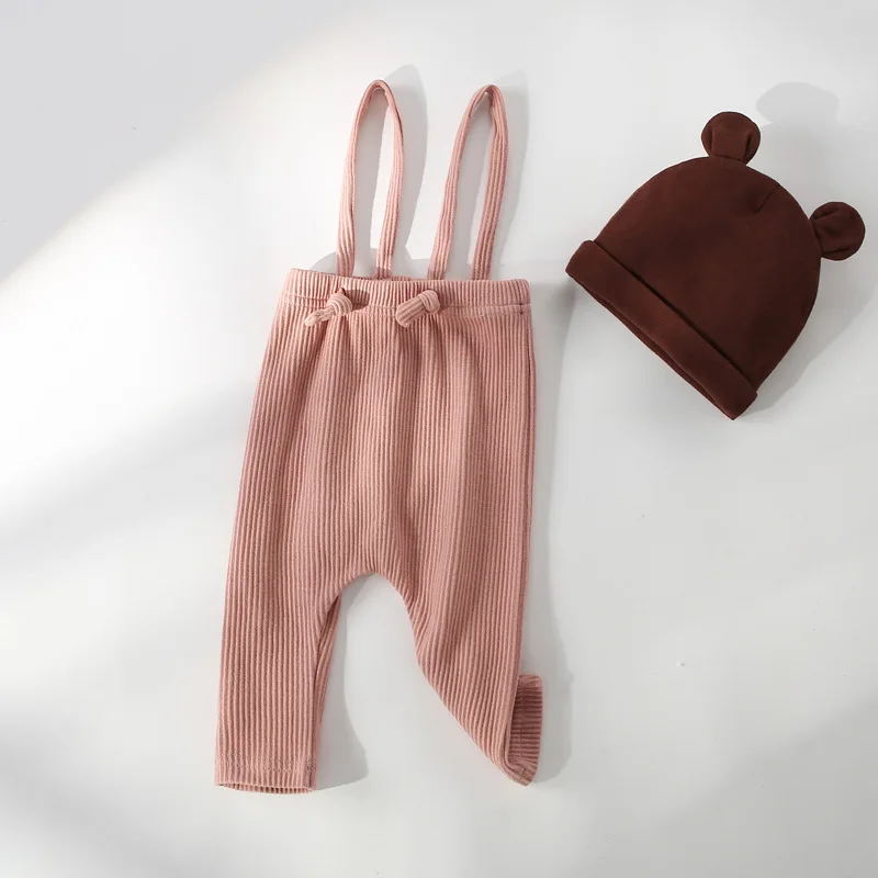 Newborn Baby Pants Leggings Girl Boy Ribbed Solid Elasticty PP Pants 0-24M Children Cute Bodysuit Toddler Trousers Korean Clothe