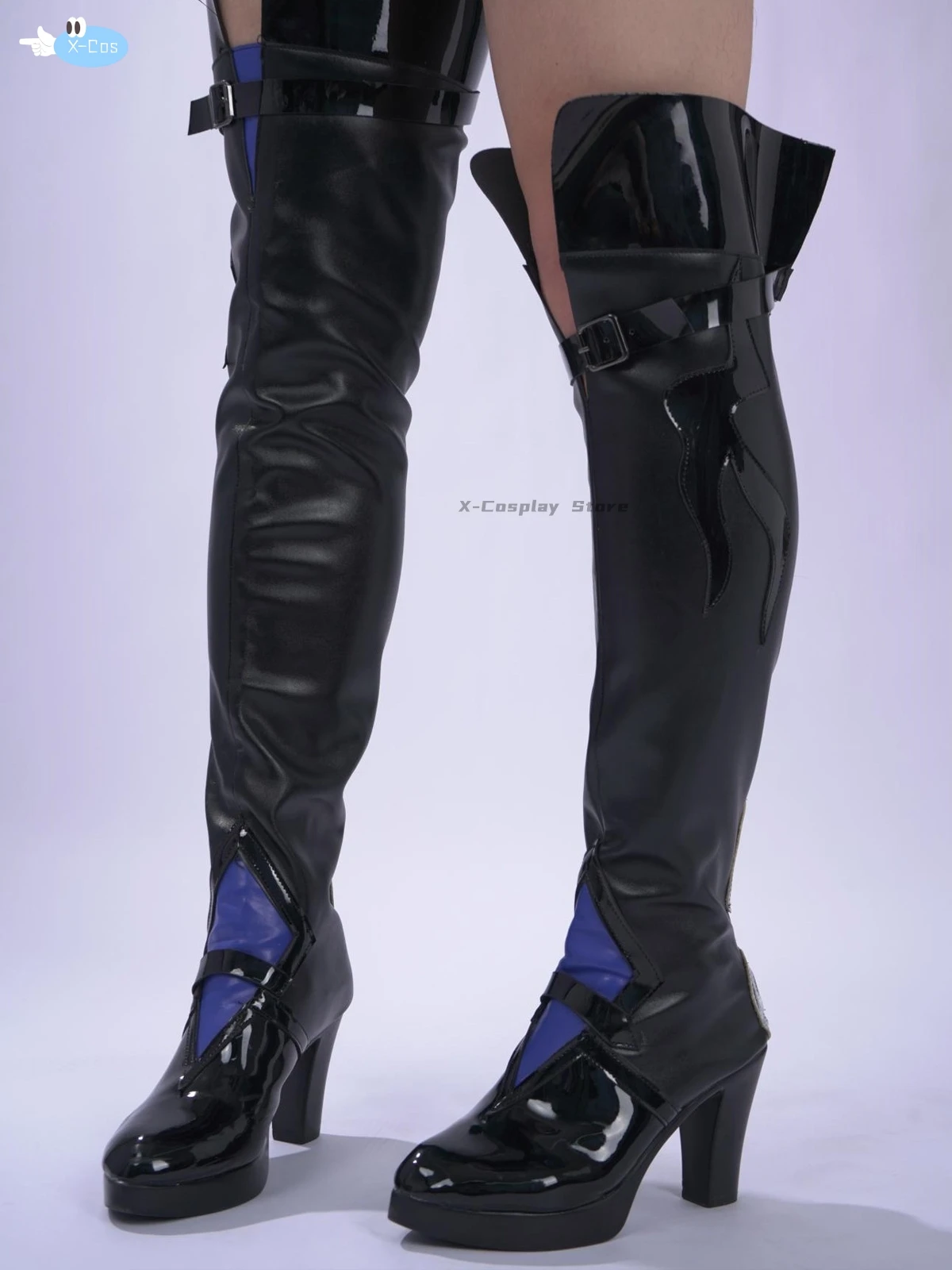 Honkai Star Rail Acheron Scarpe Cosplay Anime Stile cinese Costume di Halloween Oggetti di scena per giochi di ruolo per donne Accessori di gioco