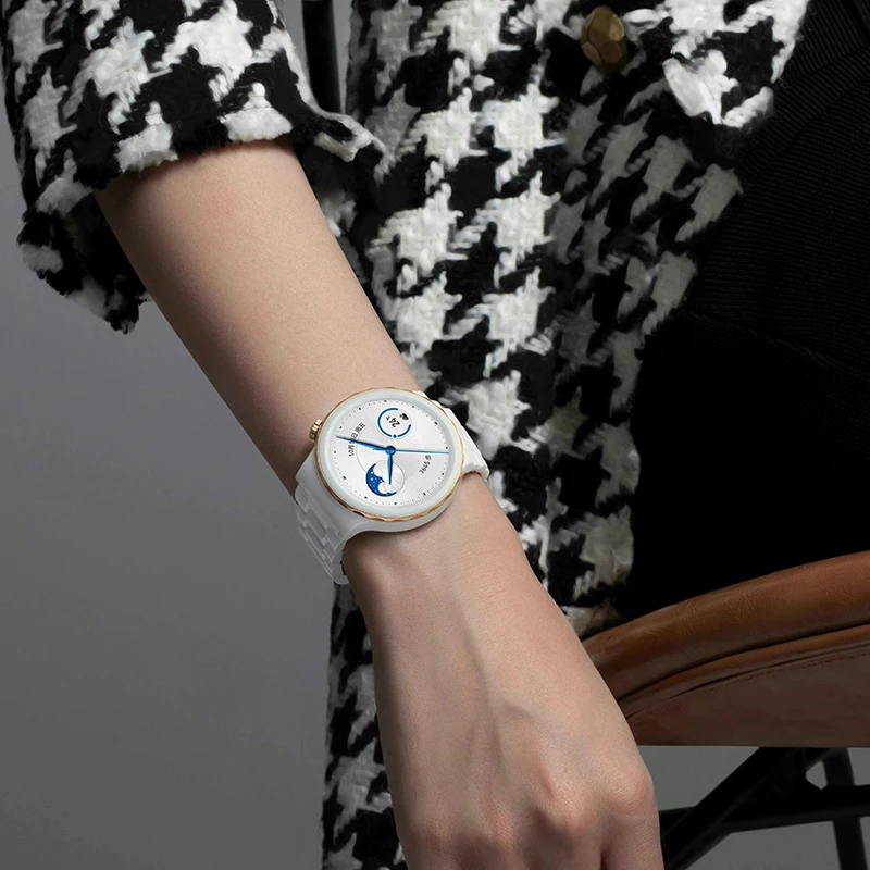 Tali Keramik 20/22Mm untuk Huawei GT 3 Pro, Gelang Jam Keramik Universal untuk Jam Tangan Huawei GT3 GT 2 Pro GT Gelang untuk Wanita Pria