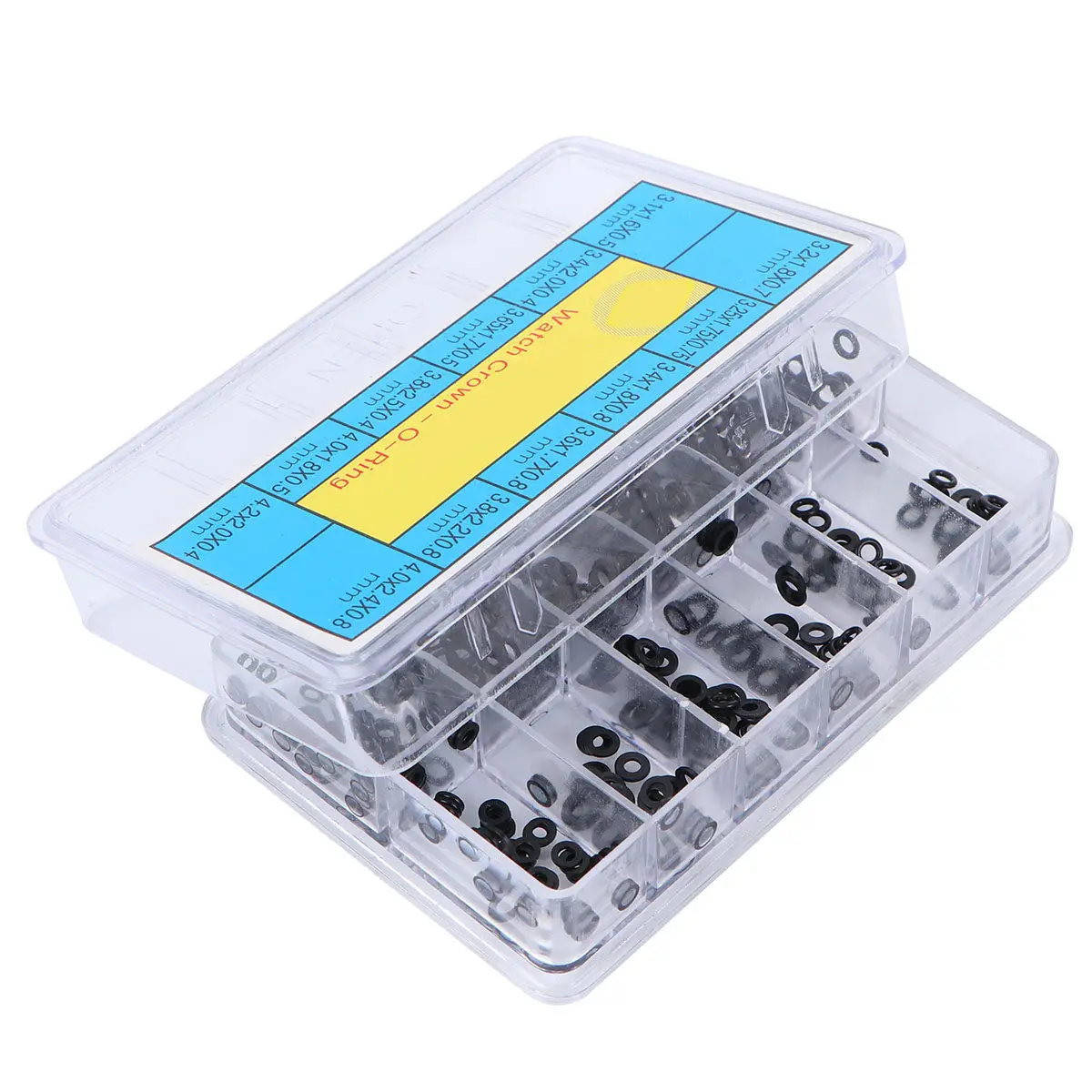 500Pcs Professional Grade Rubber Watch Back Cover Gasket O-Ring for Water Resistance Sealing Repair Tool Universal Fit