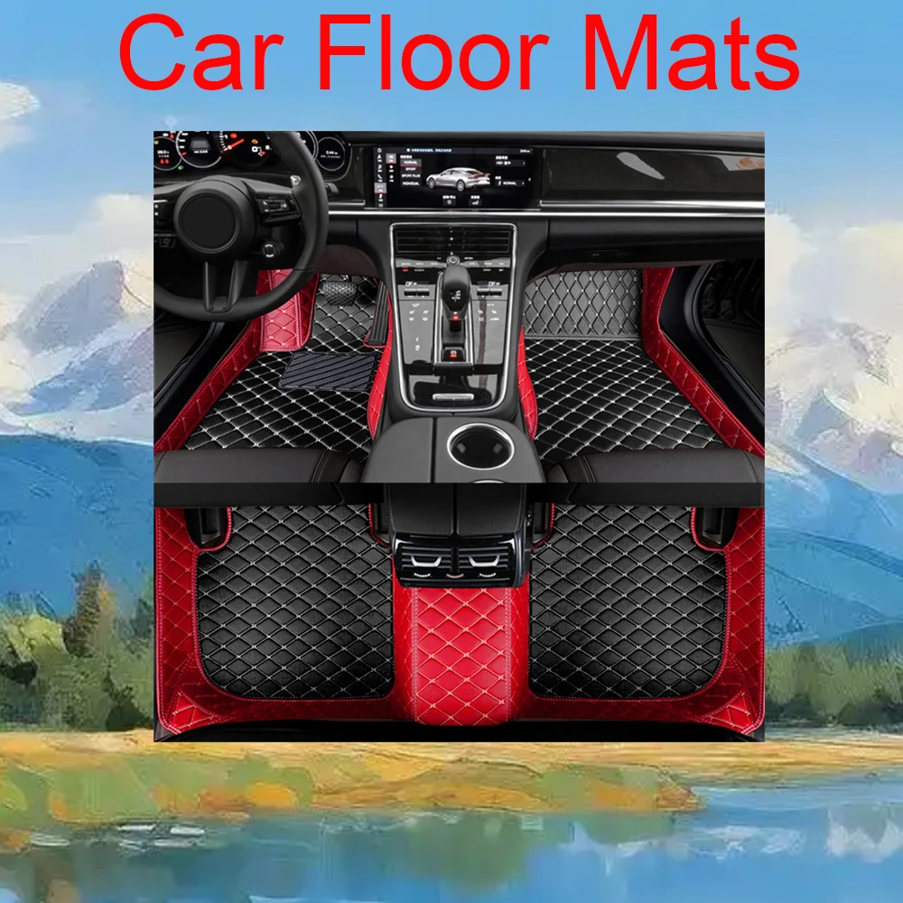 3 PCS PU Leather Car Floor Mats for Fiat 500 500X 2011-2012 Bravo 2008-2012 Freemont 7 Seat 2011-2019 Car Accessories