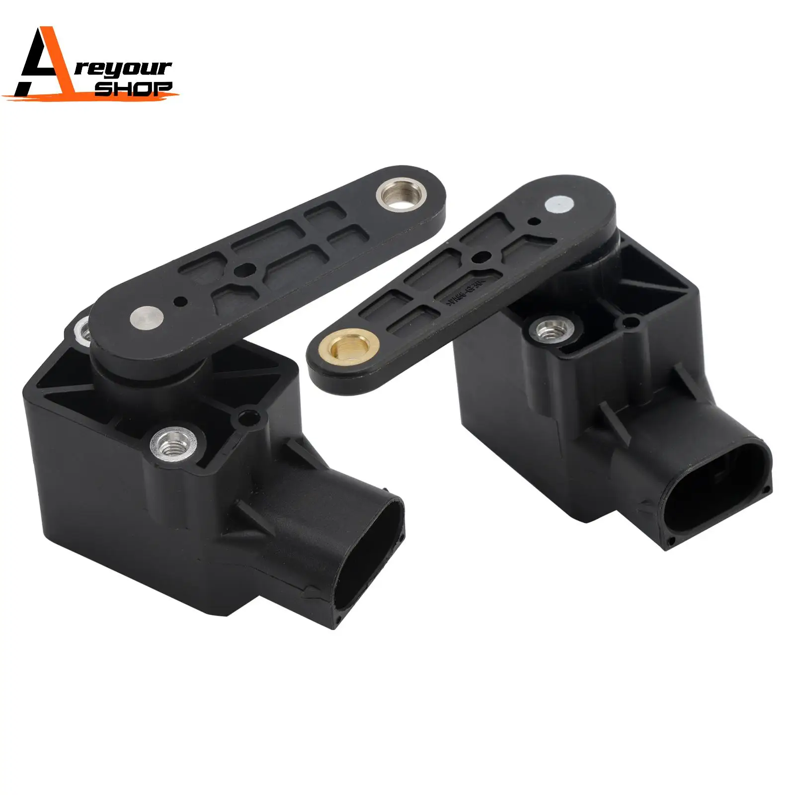 Areyourshop Rear Left/Right Air Ride Height Level Sensor for BMW X5 (E53) 2000 2001 2002 2003 2004 2005 2006 1pc/1 Pair
