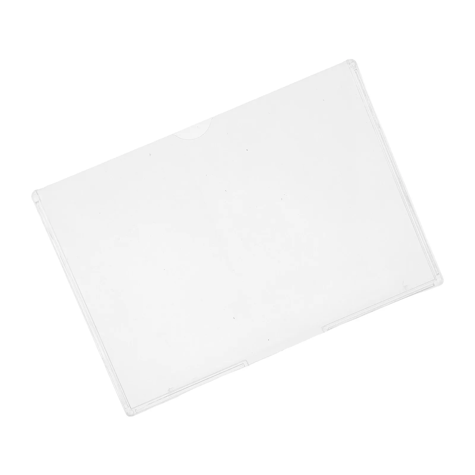 

Birth Certificate Protector Sleeve Clear Rigid Plastic 7.4x5.2 No Hole Paper Protector Travel Certificate Cover Document