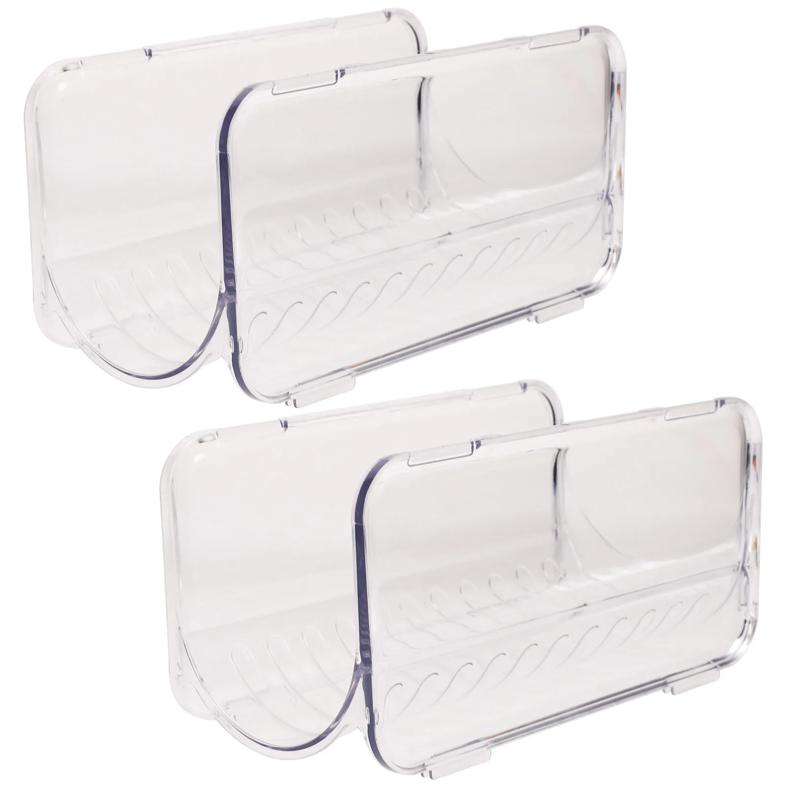 

2 Pcs Multi-layer Cup Holder Bottle Storage Stand Stackable Water Organiser Plastic Rack Bottles Desktop Kitchen Cabinets Jug