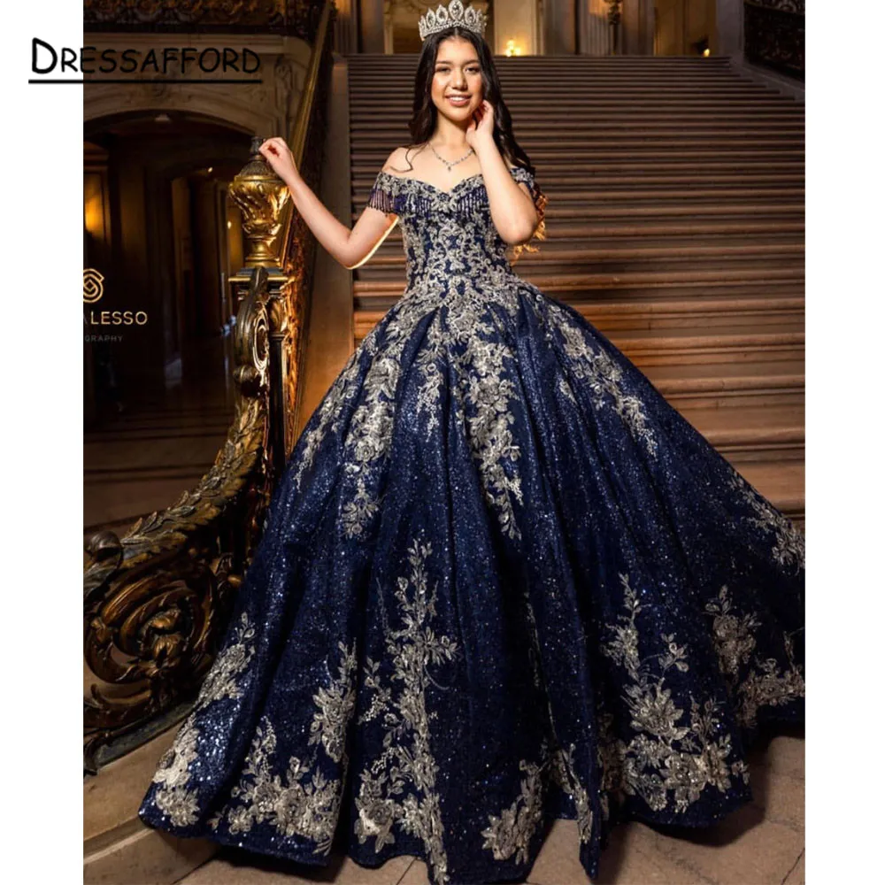 Elegant Ball Gown Quinceanera Dresses Formal Prom Graduation Princess Sweet 16 Beaded Appliques Sweetheart Vestido 15 Anos 2023