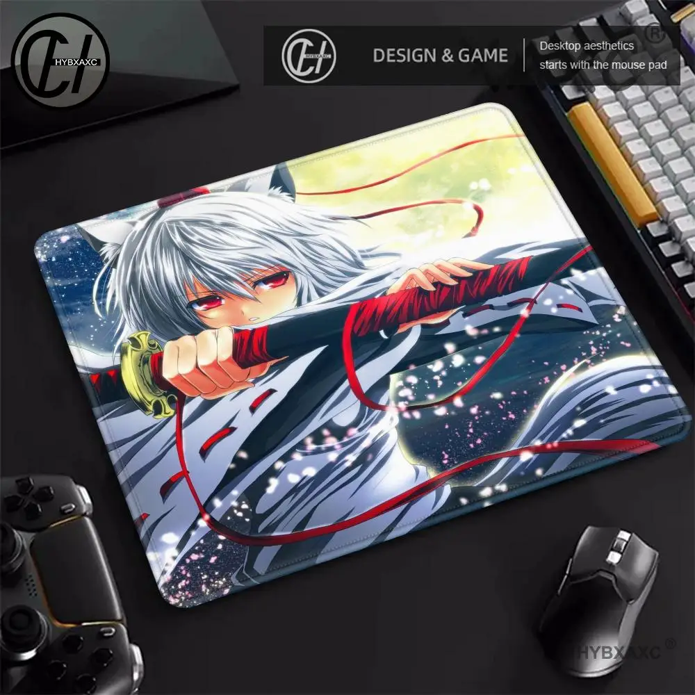 Mairuige Animation Rubber Mousepad Cute Kimono Anime Girls Rubber Mouse Pad for Touhou Project Lovers Decoration Pc Tabletop