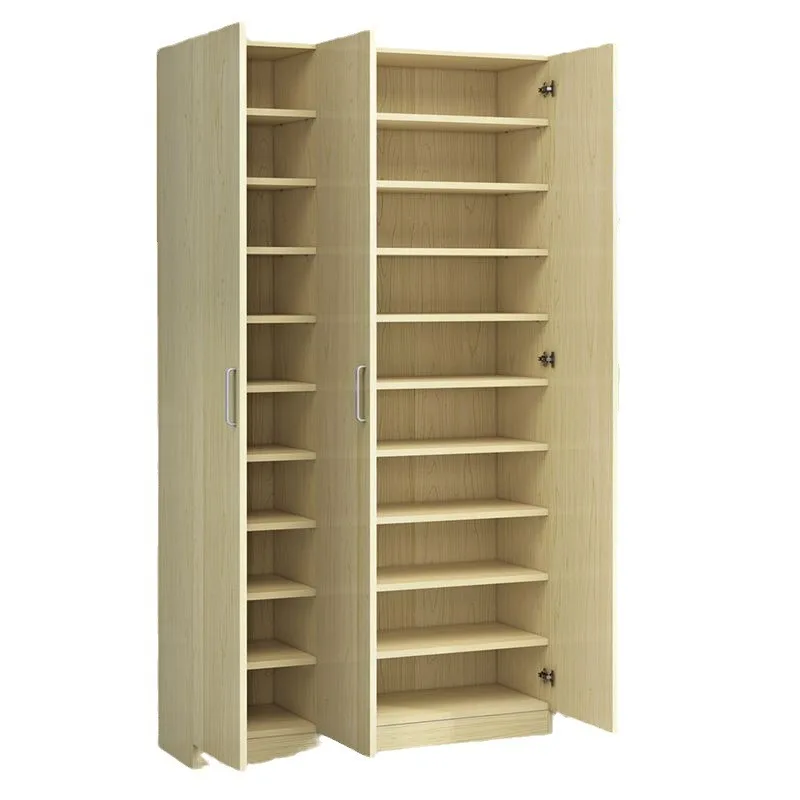 

Shoe Cabinet Modern Simple Large Capacity Wooden Shoe Cabinet Storage Multifunctional Balcony Cabinet