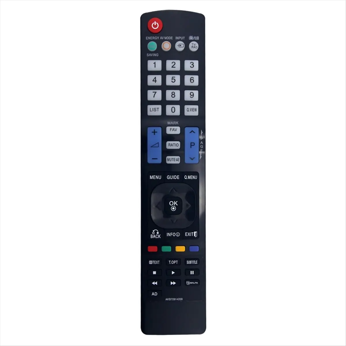 Control Remoto DTC6 AKB72914209 para Televisores Inteligentes LG 32LD420 32LD450 32LD550 37LD450 42LD420 42LD450 42LD520 42LD550 42LD630