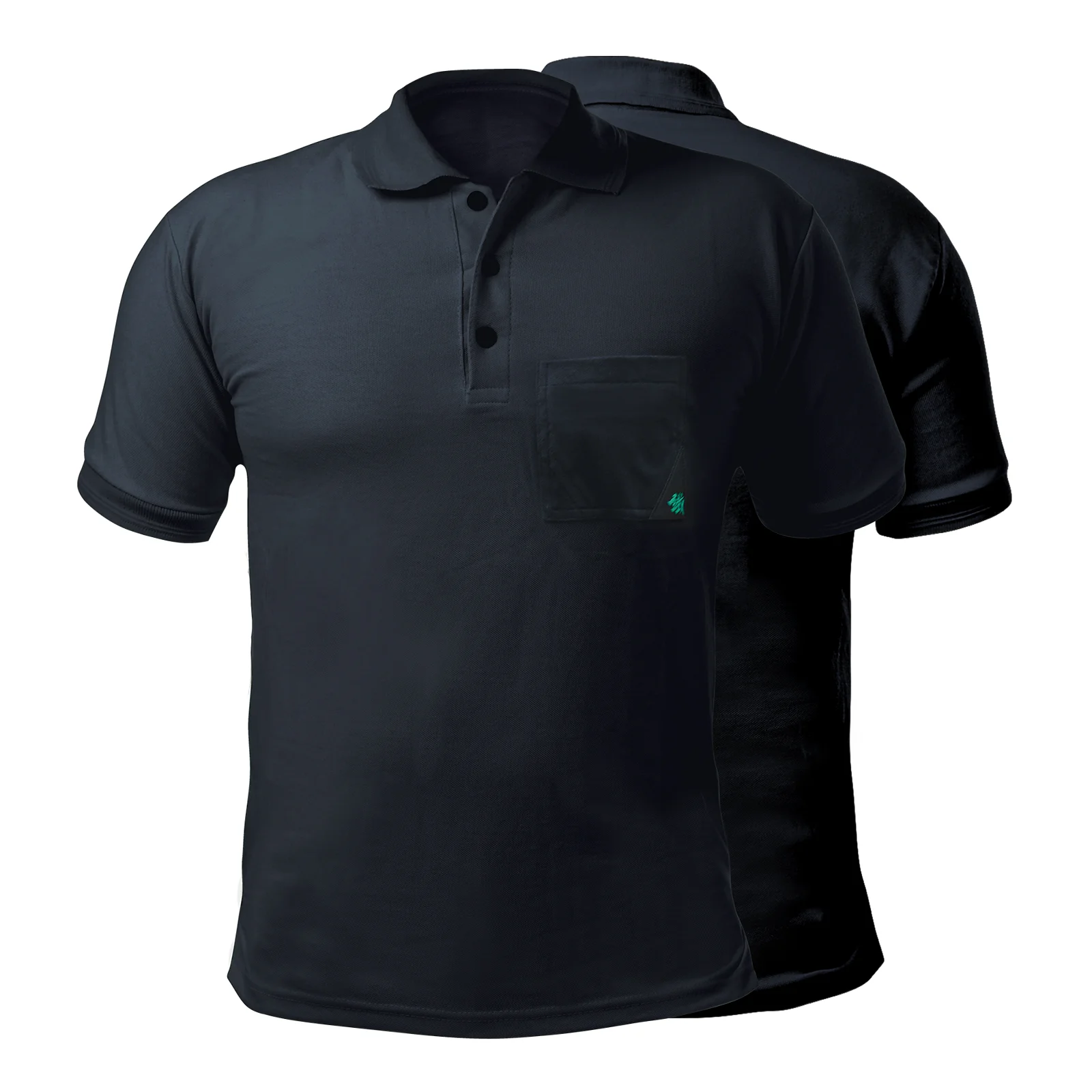 TILTA TT-CPS Tilta Crew Polo Shirt Navy Blue Light Gray