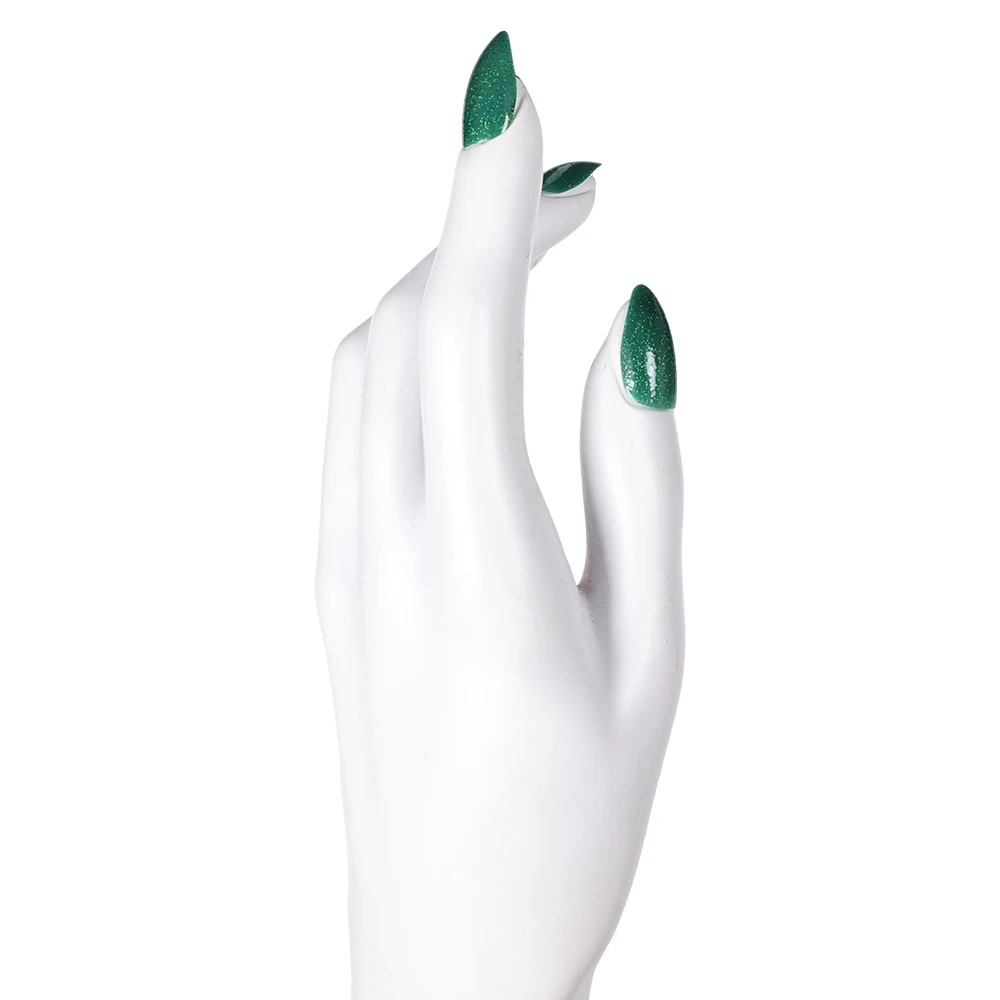 Elphaba Cosplay Props Green Fake Nail Tips Movie Wiked For Women Halloween Carnival Party Women Adult Accessories