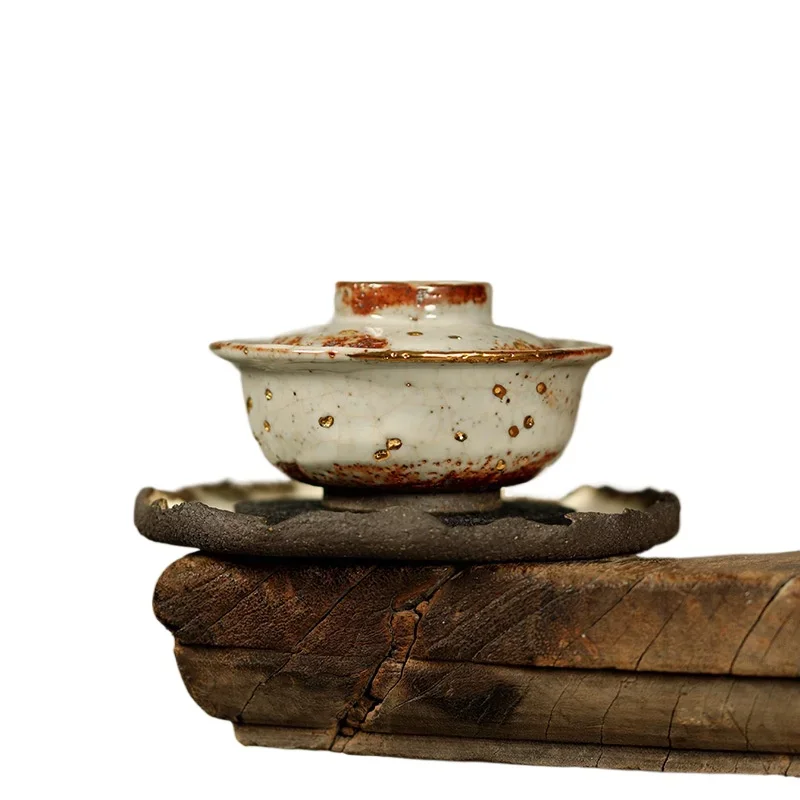 Burning  set making  bowl, ceramic creative three talent cover cup