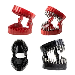 Upgraded Denture Drill Bit Holder Screwdriver Bit Set Denture Holder Holds Up to 28 Bits Teeth Model Design AR15 22 Dropship