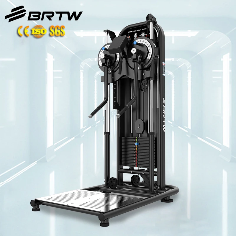 

2025 Pin Load Selection Shoulder Press Standing Multi Flight Standing Lateral Raise Machine